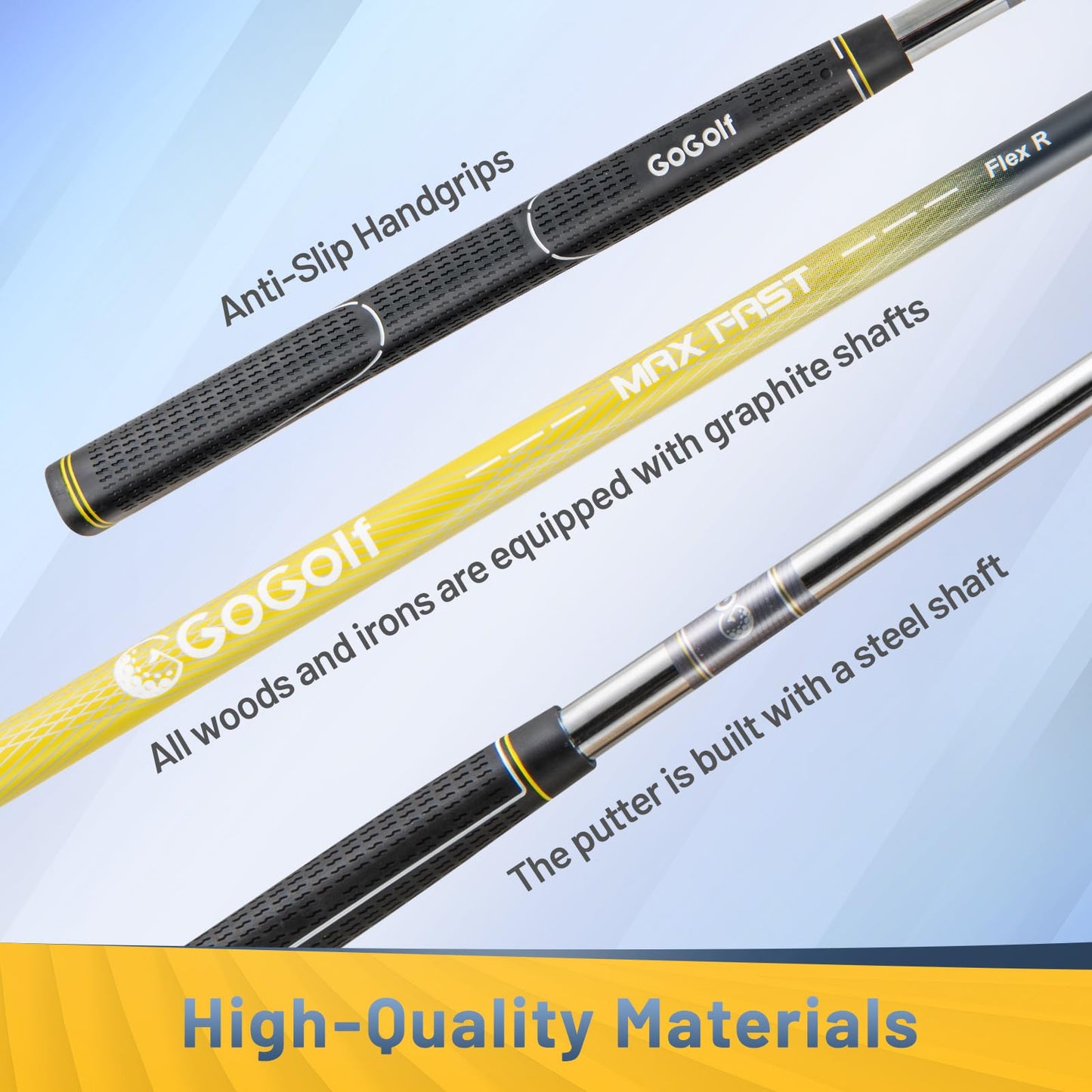 Tangkula Men's Complete Golf Clubs and Bag Set Right Handed