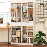 Tangkula 71” Tall Bookcase with Drawer Modern Bookshelf(1/2)