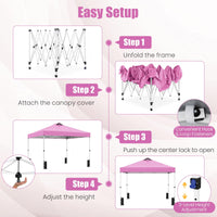 Tangkula 10 x10 Ft Pop Up Canopy with Center Lock
