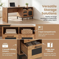 Tangkula 71" Large Executive Computer Desk