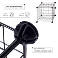 Wire Storage Cubes, Metal Grids Book Shelf