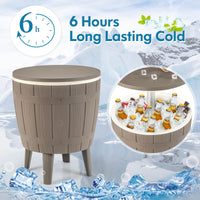 Tangkula 10 Gallon Cooler Bar Table