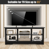 Tangkula Farmhouse TV Stand for TVs up to 65 Inch