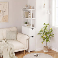 Tangkula Slim Bathroom Storage Cabinet