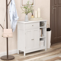 Tangkula Bathroom Storage Cabinet for Living Room Entryway