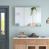 Tangkula 36" Bathroom Medicine Cabinet with Adjustable Shelf