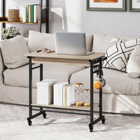 Tangkula Chariot de bureau roulant avec plateau pour clavier