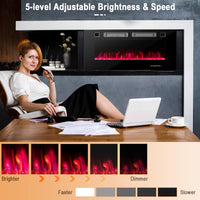 Tangkula Electric Fireplace Insert（42 inches/50 inches/72 inches）
