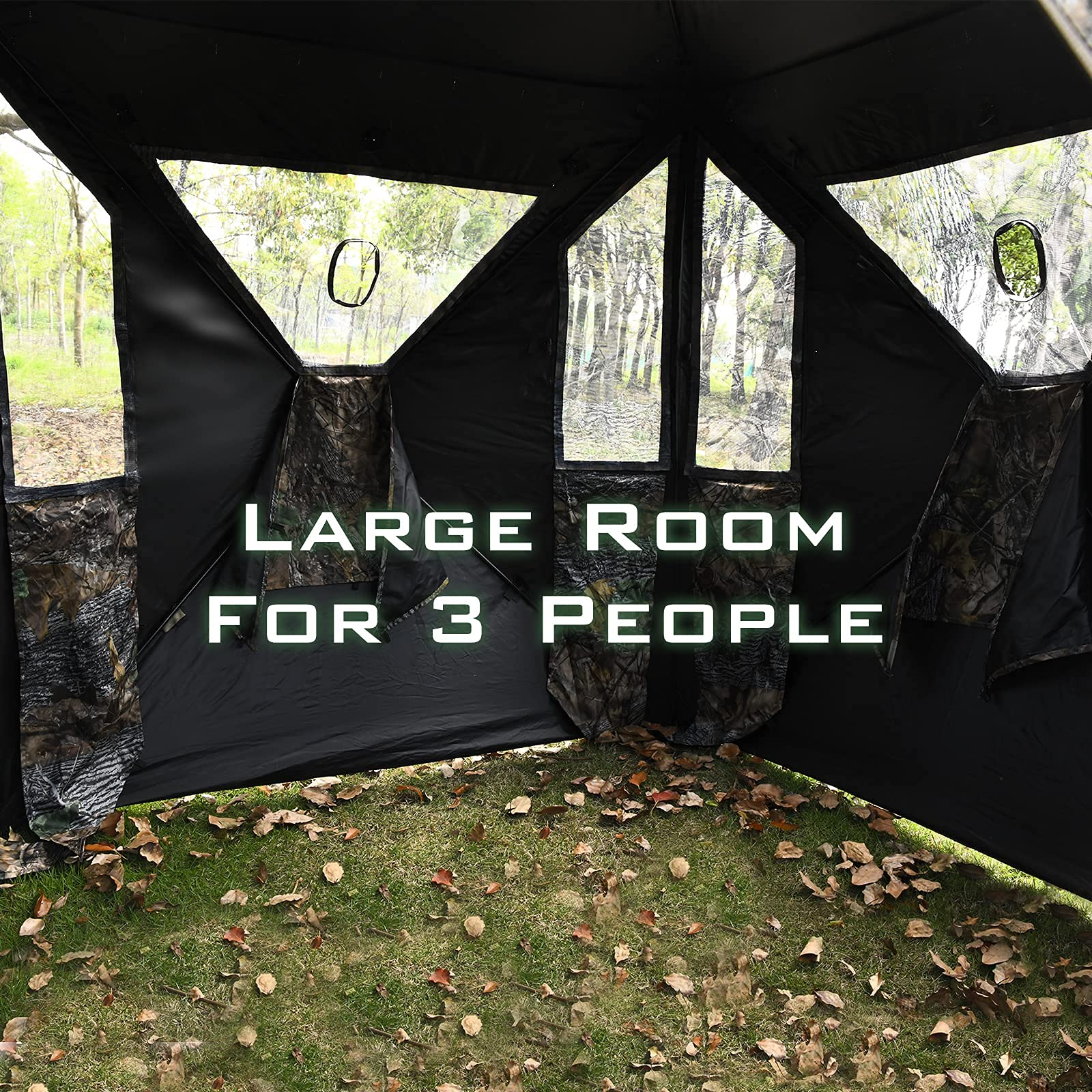 2-3 Person Pop up Ground Blind - Tangkula