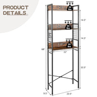 3-Tier Over-The-Toilet Storage Rack