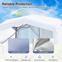 Tangkula 10x10Ft Pop up Canopy with Sidewalls