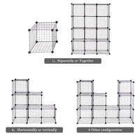 Wire Storage Cubes, Metal Grids Book Shelf