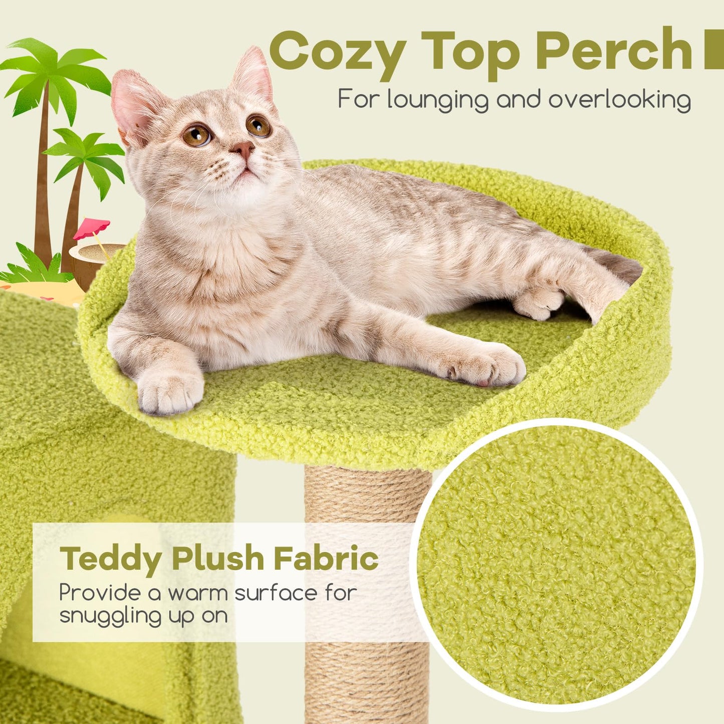 Tangkula 71 Inch Tall Cat Tree
