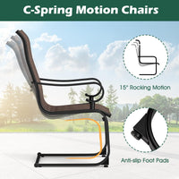 Tangkula Set of 2/4 Patio Chairs
