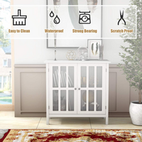 Sideboard Buffet Storage Cabinet - Tangkula