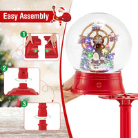 Tangkula 60.5" 2-in-1 Christmas Snow Globe