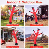 Tangkula 7 FT Inflatable Puppet Tube Man with Blower