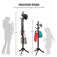 Wood Coat Rack - Tangkula