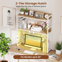 Tangkula Desktop Bookshelf for Dorm Home Office