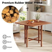 Tangkula 36" Foldable Square Dining Table