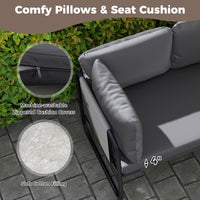 Tangkula  Outdoor Double Chair Furniture for Garden