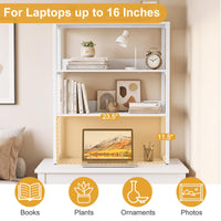 Tangkula 3-Tier Countertop Storage Hutch with Open Shelves (1/2)