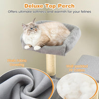 Tangkula 63 Inch Tall Cat Tree with Sisal Scratching Posts