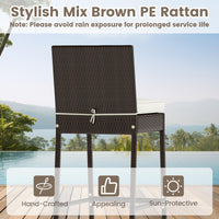 Tangkula 3 Piece Outdoor Bar Set for Porch