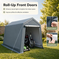 Tangkula 8.3 x 14 FT Heavy Duty Outdoor Storage Shed