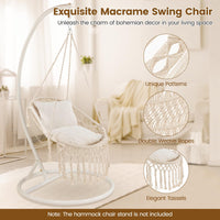 Tangkula Hanging Hammock Chair