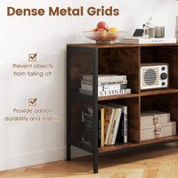 Tangkula 6 Cube Bookcase for Home Office