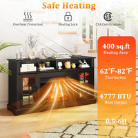 Tangkula Fireplace TV Stand for TVs Up to 65"