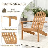 Tangkula Outdoor Adirondack Chair(1/2/4)