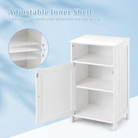 Tangkula Bathroom Floor Storage Cabinet