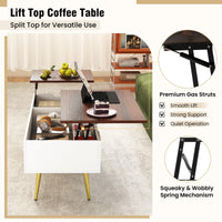Tangkula Lift Top Coffee Table for Living Room