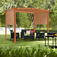 Tangkula 6.7'x17' Universal Replacement Canopy for Pergola Structures