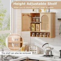 Tangkula Wall-Mounted Medicine Cabinet
