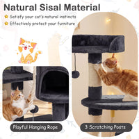 Tangkula 36 Inch Cat Tree Tower for Indoor Cats and Kittens