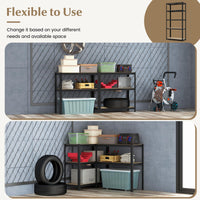 Tangkula 5-Tier Heavy Duty Metal Shelving with 2000 LBS Load, 35" / 47" Wide