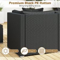 Tangkula 7 Pieces Wicker Patio Furniture Set for Backyard