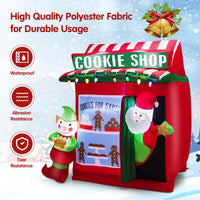 Tangkula 6.5 FT Christmas Inflatable Santa Claus for Yard