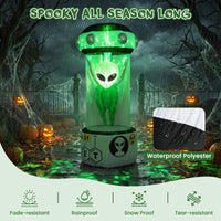 Tangkula 7.4 FT Halloween Lighted Inflatable Alien Decorations