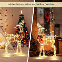 Tangkula Lighted Christmas Reindeer