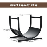 Tangkula U-Shaped Firewood Rack