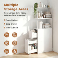 Tangkula Slim Bathroom Storage Cabinet