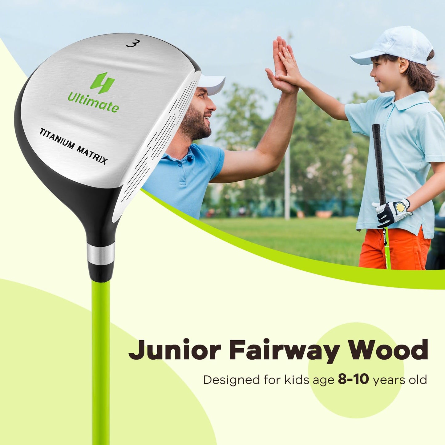 Tangkula 165CC Junior #3 Fairway Wood for Kids