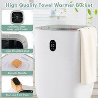 Tangkula 35L Large Towel Warmer Bucket