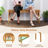 Tangkula 3 Pieces Patio Dining Set