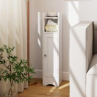 Tangkula Bathroom Storage Cabinet with Door for Small Spaces
