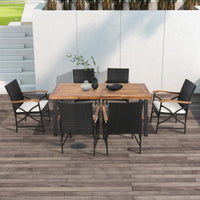 Tangkula Patio Wicker Chair Set of 2, Outdoor PE Rattan Chairs